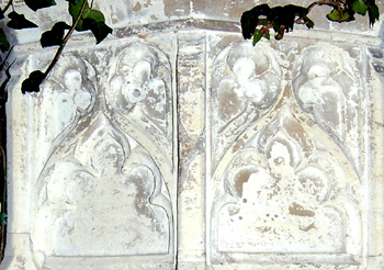 Detail of decoration on the font February 2011